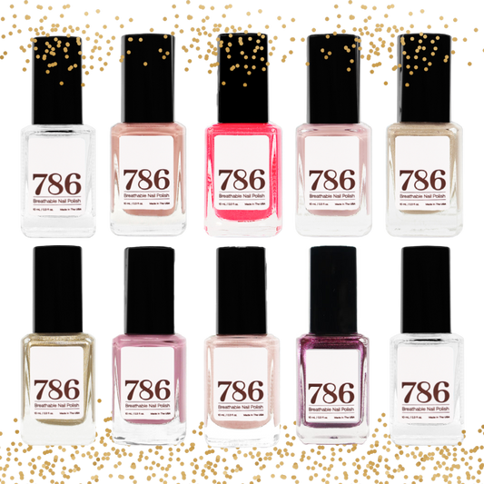10-Piece Nail Polish Bundle- ROYAL EDITION 🌟 - 786cosmetics.pk