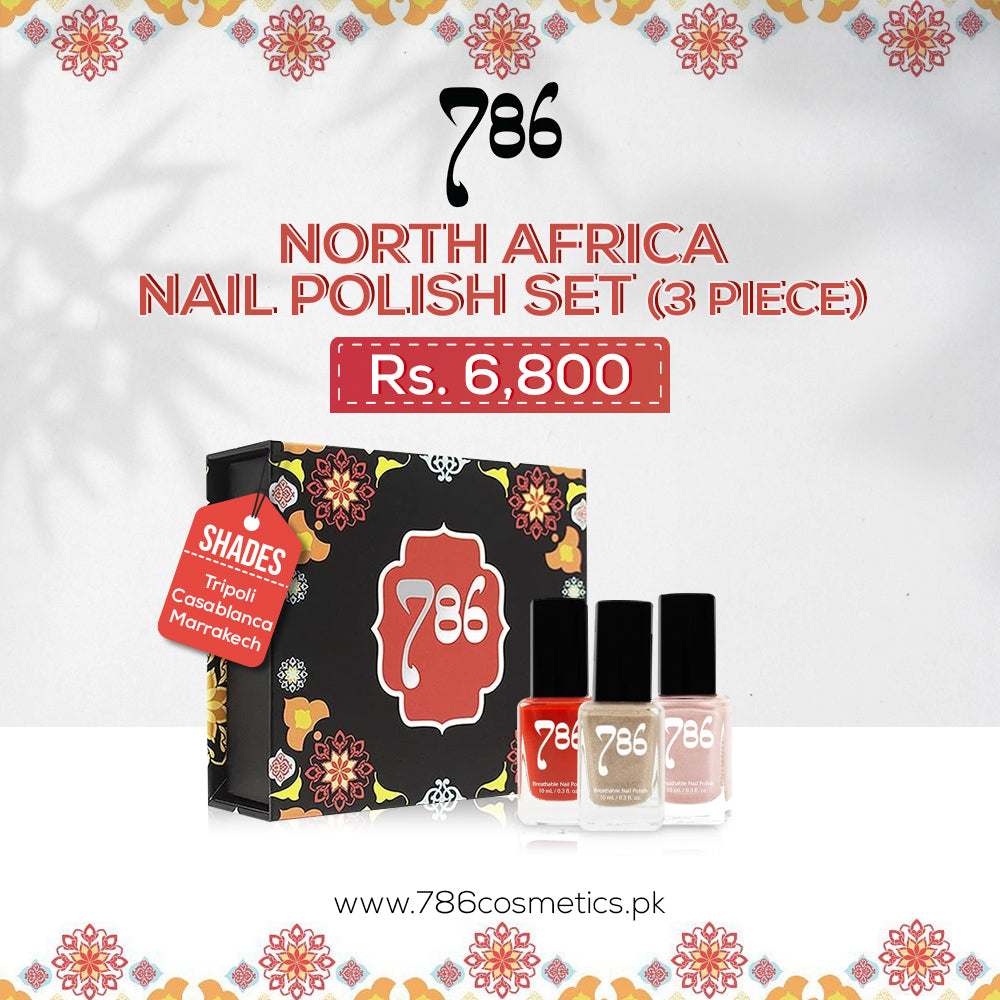 North Africa Nail Polish Set (3 Piece) - 786 PK