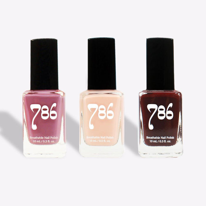 West Asia Nail Polish Set (3 Piece) - 786 PK