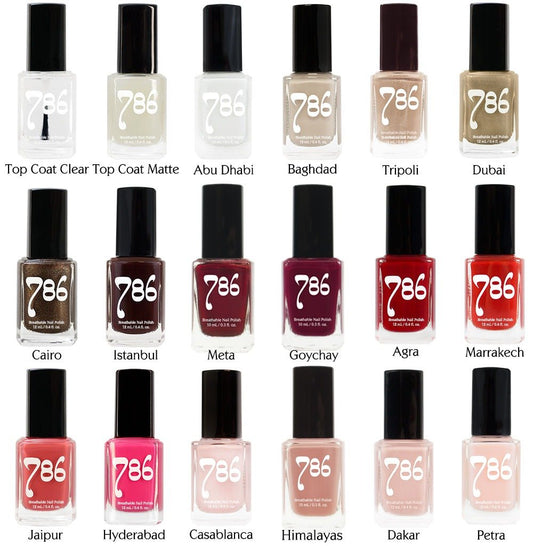 Nail Polish Set 6 Piece (Choose Your Colors) - 786 PK