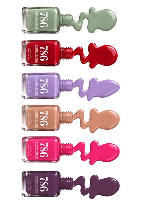 6 Piece Nail Polish Set  | Choose Your Colors - 786cosmetics.pk