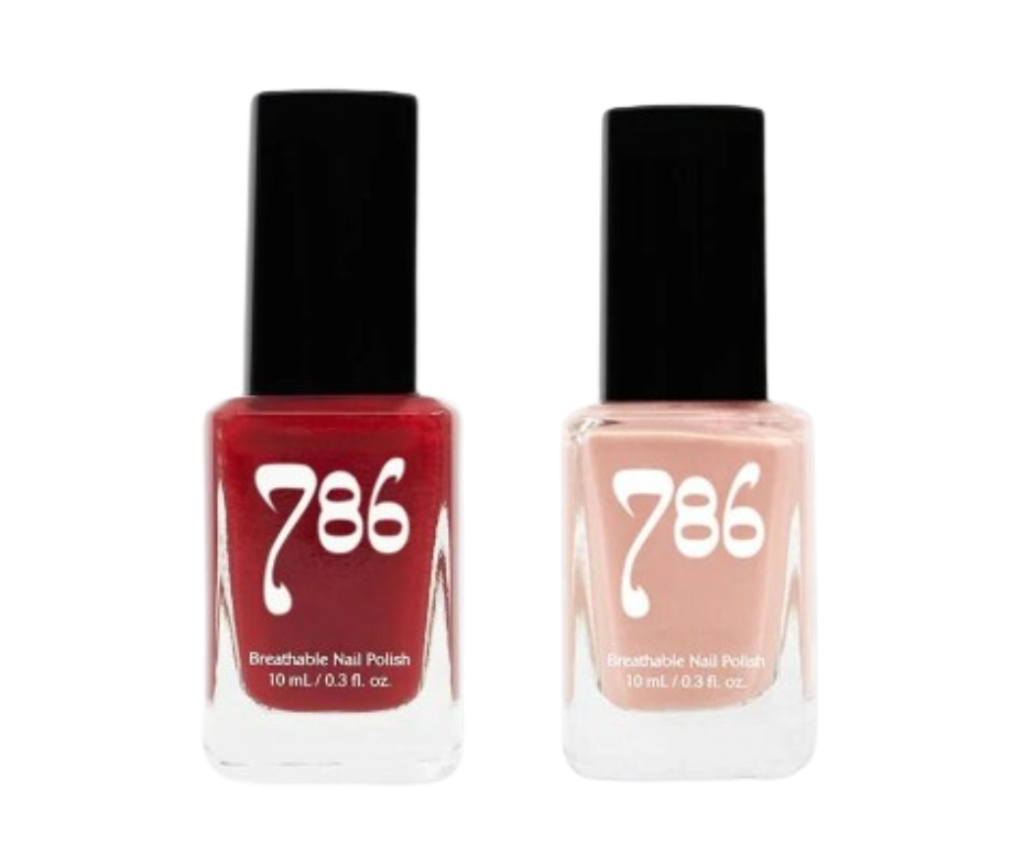 Agra and Dakar - Breathable Nail Polish (2 Piece Set) - 786cosmetics.pk