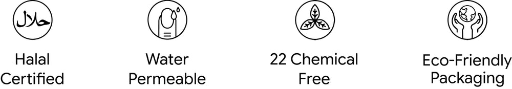 Halal certified, vegan, cruelty free