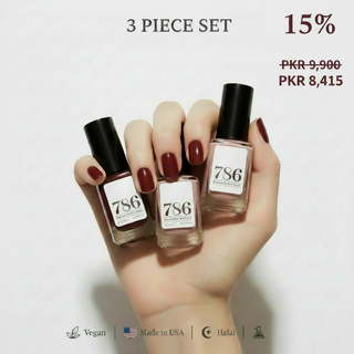 3 Piece Nail Polish Set  | Choose Your Colors - 786cosmetics.pk