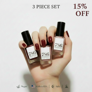 3- Piece Nail Polish Set | Choose Your Colours - 786cosmetics.pk