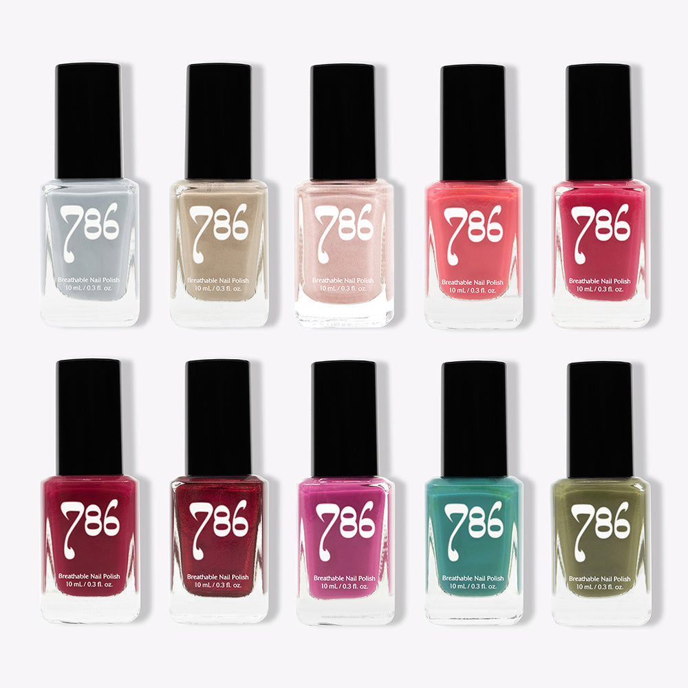 8-Piece Nail Polish Bundle-“THE LUXE VAULT” 🌟 - 786cosmetics.pk
