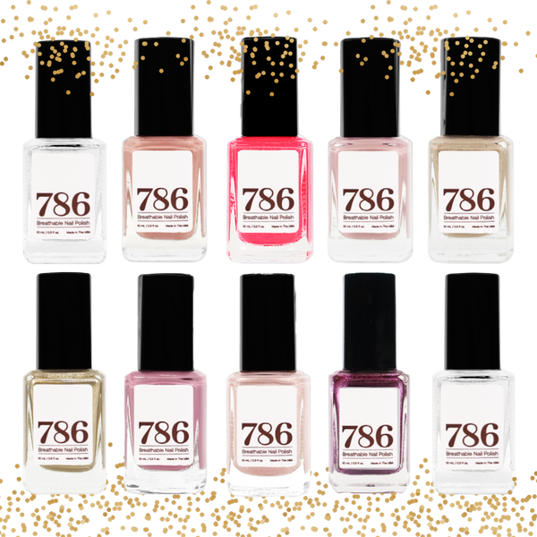 10-Piece Nail Polish Bundle- ROYAL EDITION 🌟 - 786cosmetics.pk