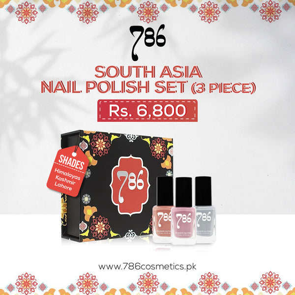 South Asia Nail Polish Set (3 Piece) - 786 PK