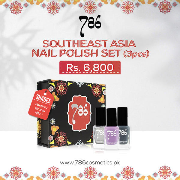 Southeast Asia Nail Polish Set (3 Piece) - 786 PK