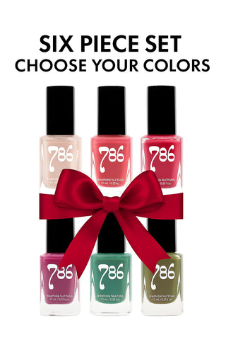 6- Piece Nail Polish Set Bundle (Choose Your Colors) “THE GLAM COLLECTION”